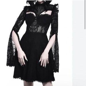 Killstar Small Lace cut out dress